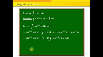 #integrals, #reductionformula || reduction formula for cos^{n}x