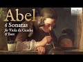 Abel 6 sonatas for viola da gamba  bass