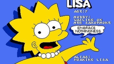 The Simpsons - 1991 Nostalgic Arcade Game  - Played as Lisa (Fun, Fist fight, Cartoon Play)