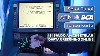 Cara setor tunai tanpa kartu ATM BCA Setor tunai pakai BCA Mobile