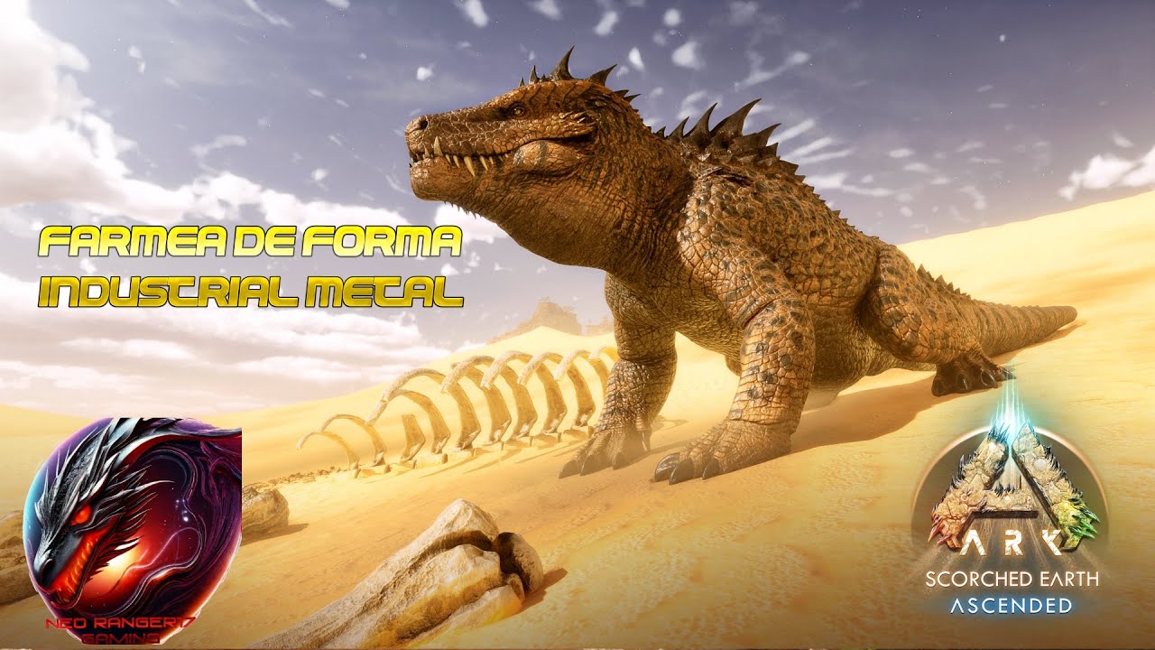 {Farmea De Forma Industrial Metal} [ Dino Mods Todos Los Mapas] [ARK