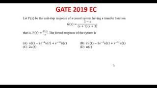 Famous GATE 2019 EC | Control Systems Solution | Tamil Wealth