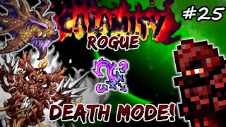 Old Duke & Nighttime Providence in DEATH MODE! Terraria Calamity Let's Play #25 | Rogue Playthrough