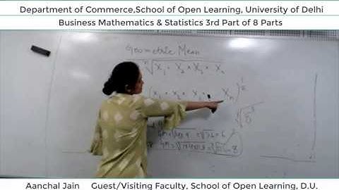 B.Com 2nd Semester (B.M.S) Lecture - Aanchal Jain  Part-3