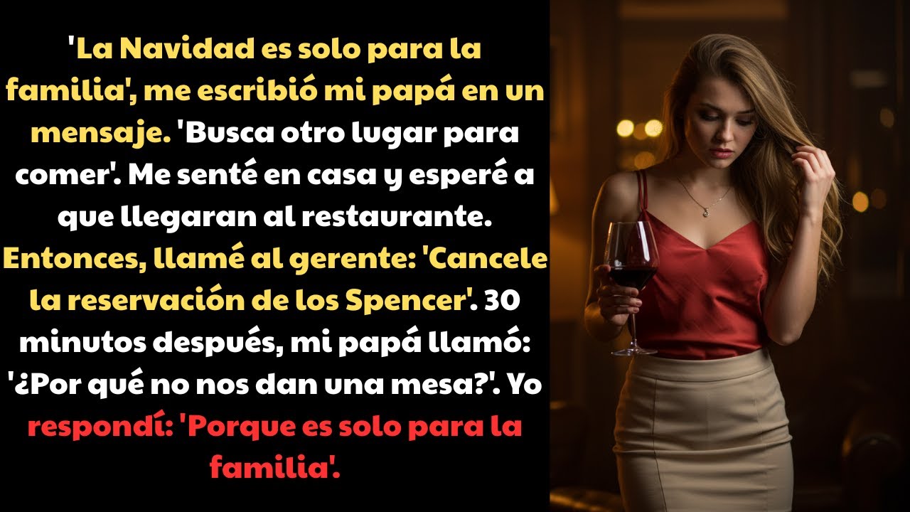 Todo el mundo estaba invitado a la fiesta de Navidad de mis padres    menos yo