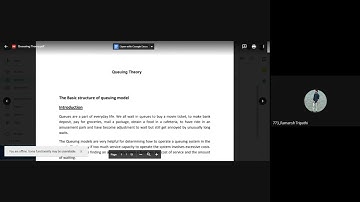Optimization Techniques ( Queueing Theory)