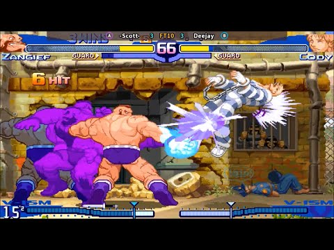 Fightcade 👊 Street Fighter Alpha 3 👊🏽 -Scott- 🇧🇷 Vs Deejay 🇧🇷 FT10 👊