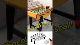 Right on time for the World Cup! Chocolate Foosball! ⚽️