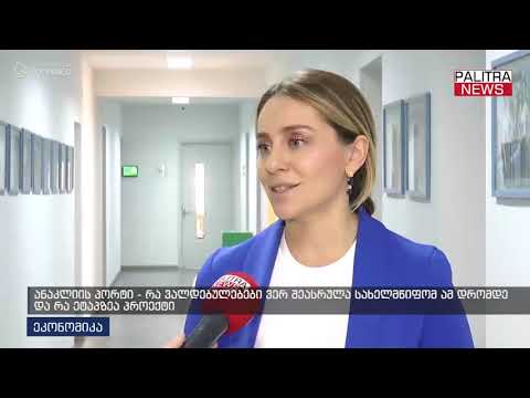 ანაკლიის პორტი - რა ვალდებულებები ვერ შეასრულა სახელმწიფომ ამ დრომდე და რა ეტაპზეა პროექტი