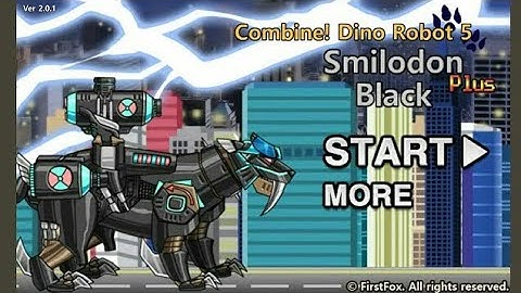 Smilodon Black Plus - Combine! Dino Robot