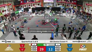 Quarterfinal 3 - 2022 ISR District Event #1