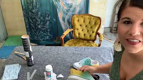 Using Paint and Transfers on Shoes with Leah | Live