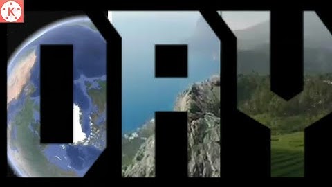 Cara Edit VIDEO TEXT / Video Di Dalam Tulisan |Kinemaster Pro Indonesia|