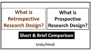 What is Retrospective Research Design and Prospective Research Design?