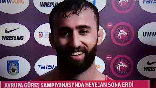2023 Zagrep'te Grekoromende Türkiye Şampiyon oldu.Burhan, Rıza,diğer röportajlar. Kay.UWW &TRTSPOR
