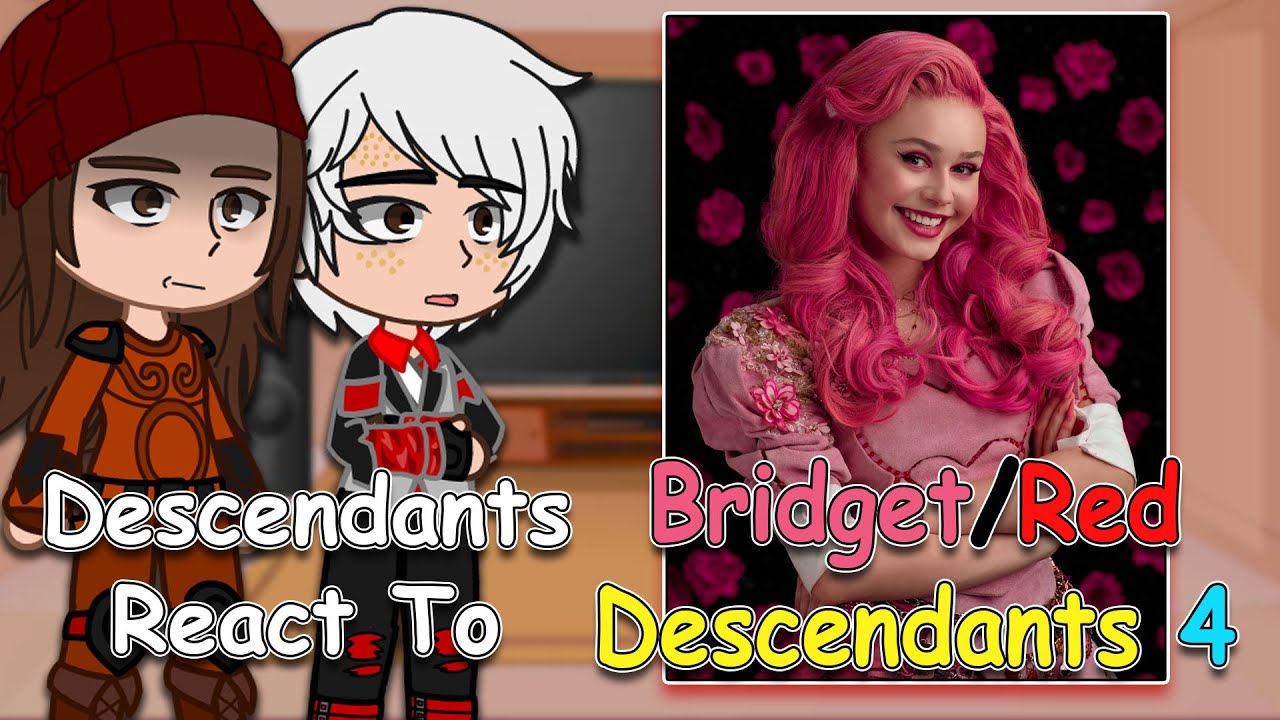 Descendants Villains React to Descendants 4 The Rise Of Red | Gacha Club | Full Video