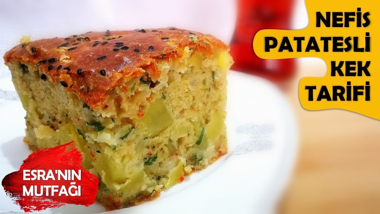 Patatesli Kek Tarifi Börek Tadında Nefis Patatesli Kek Yapımı YouTube