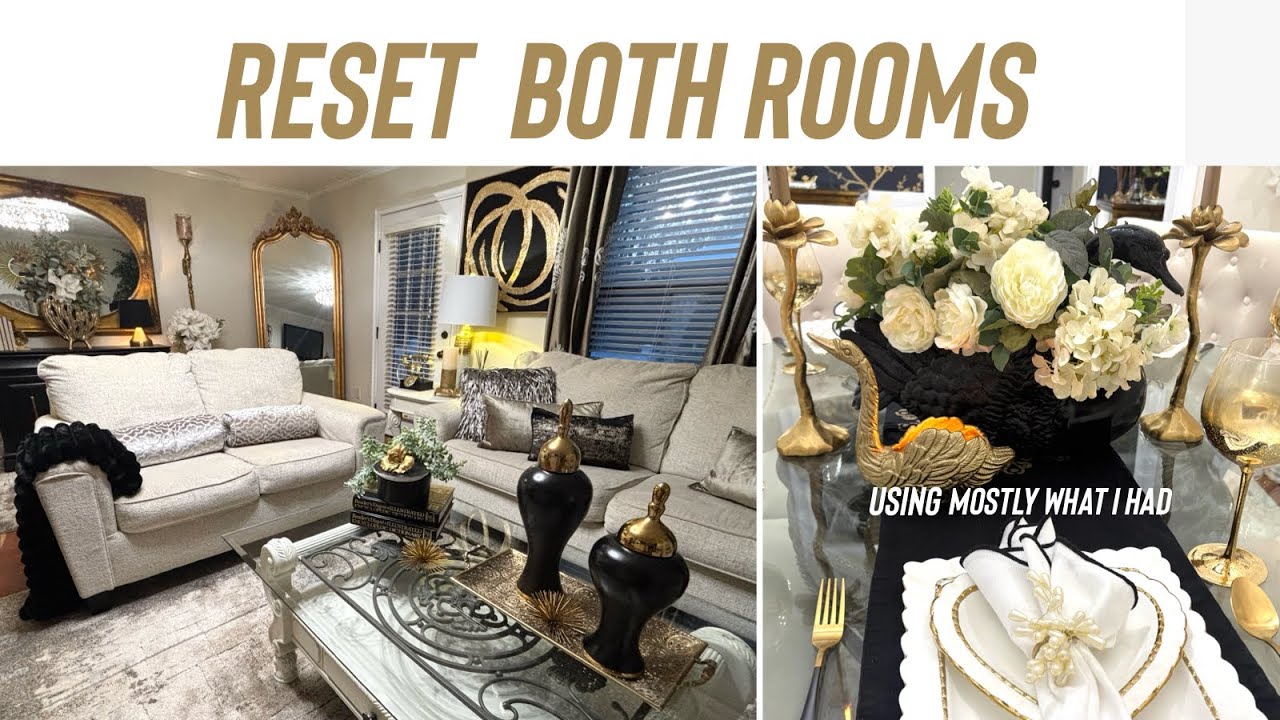 THESE ROOMS NEEDED A RESET…SO I STARTED OVER