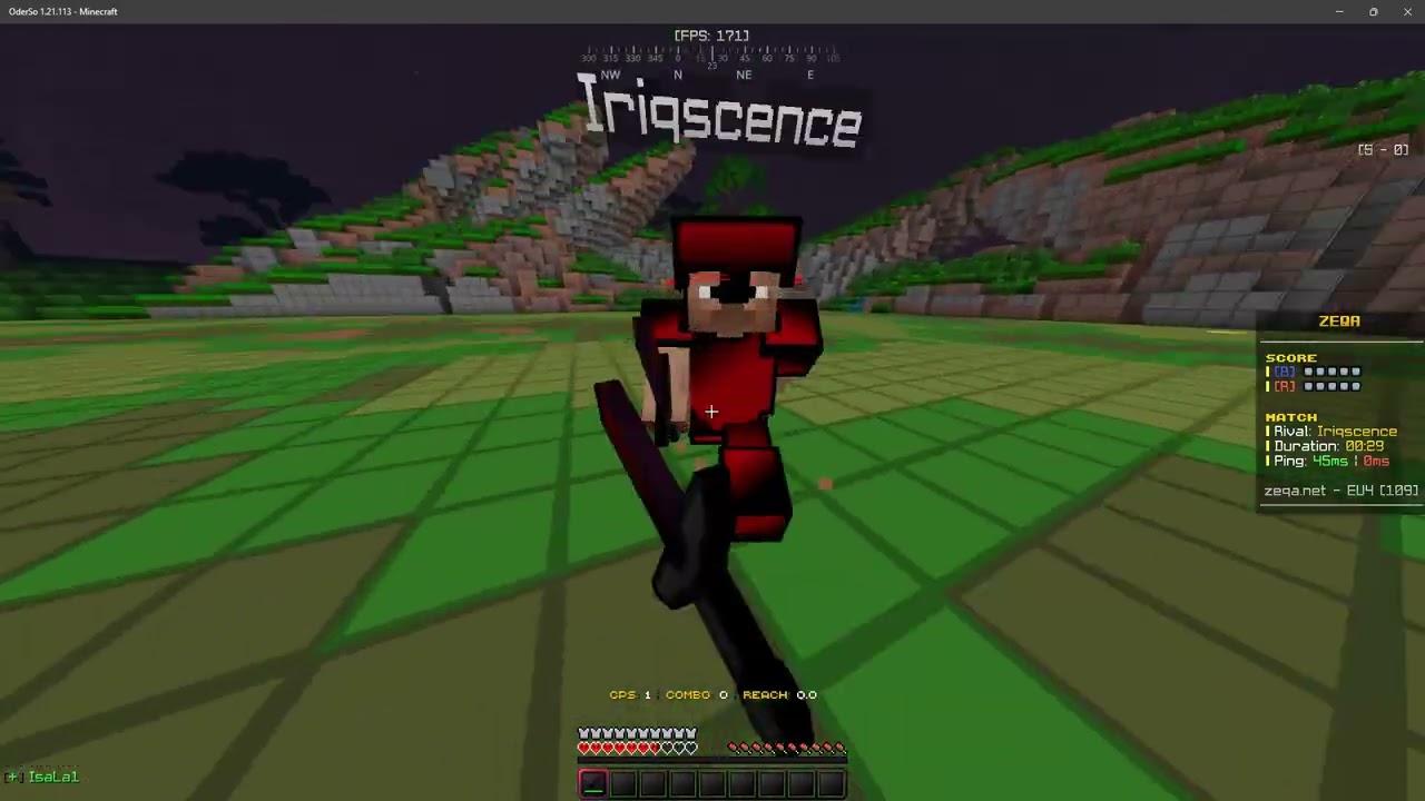 iriqscence getting 5-0d and hackusating