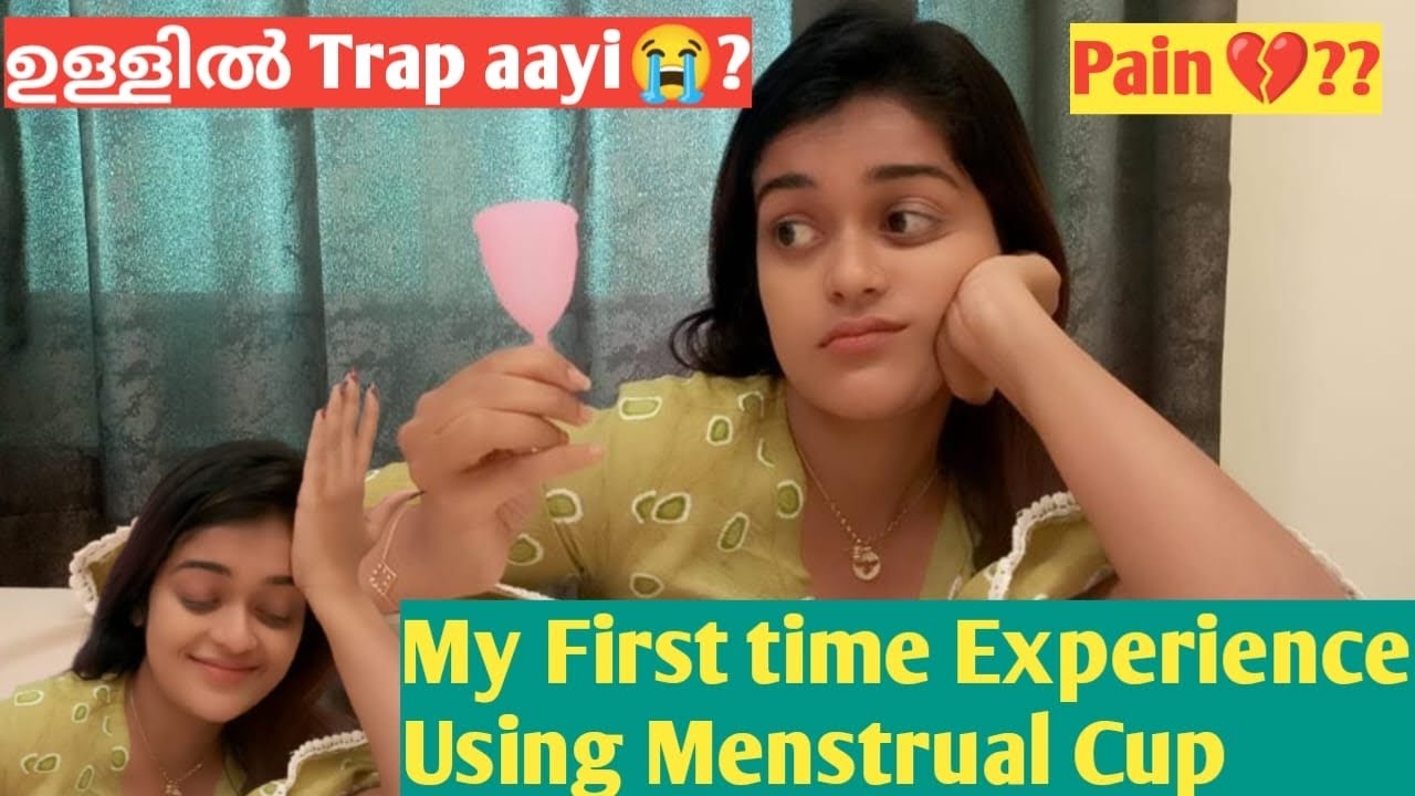 My first Time Experience|ഉള്ളിൽ TRAP ആയോ ?Pain💔?|Using Menstrual Cup For First Time|Asla Marley
