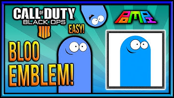 EASY BLOO EMBLEM: COD BO4 Bloo Emblem Tutorial! EASY! Bo4 Emblem Tutorials! PomPi