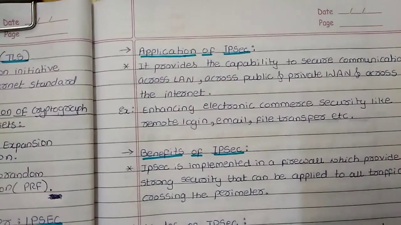 Internet Protocol Security (IPSec) - YouTube