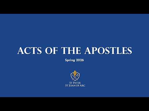 Acts of the Apostles The Sacraments