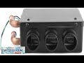 Ejoyous Car Heater 12V 50W Fast Heating Defroster Demister 3 Hole Portable