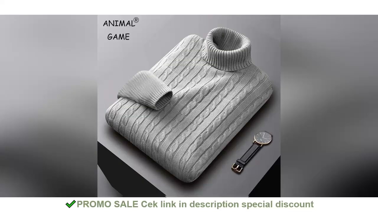 AutumnTurtleneck Knitted Sweater Outdoor Solid Color Pullover Streetwear Winter Warm Lightweight Bas