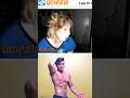 Flexing on Omegle | Girls Funny Reactions Omegle #girlsreactionsomegle #omegle #gymmotivation