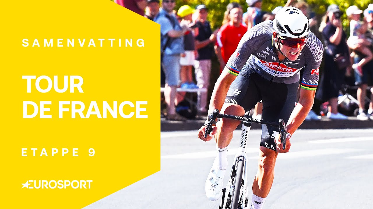 MATHIEU VAN DER POEL legt iedereen ZIJN WIL op | Tour de France 2025 | Samenvatting Etappe 9