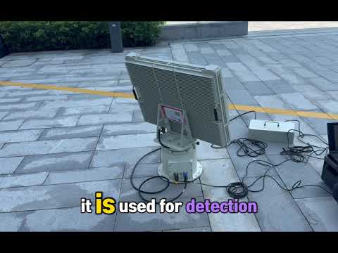 8000meters Drone Detection Radar Testing Process
