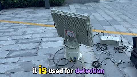 8000meters Drone Detection Radar Testing Process