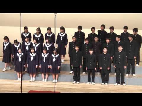 ３年２組「蒼鷺」「学生歌」