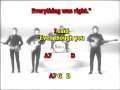 She said She said Beatles mizo vocals lyrics chords