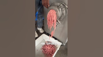 Frozen meat grinding machine 1000kg/h #automatic #grinding #machinery