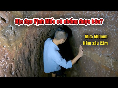 Video Trốn siêu bão dưới lòng đất địa đạo Vịnh Mốc Quảng Trị... - youtube