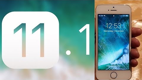 iOS 11.1 on iPhone 5s - OFFICIAL UPDATE