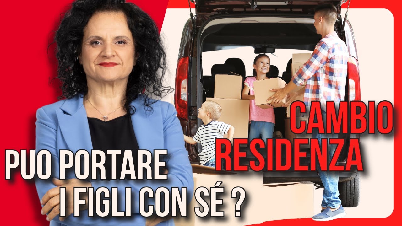 se il GENITORE SEPARATO cambia RESIDENZA può PORTARE I FIGLI CON SÉ?