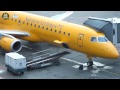 Saratov Airlines Embraer 195 YELLOW BIRD Moscow Domodedovo - Saratov [AirClips full flight series]