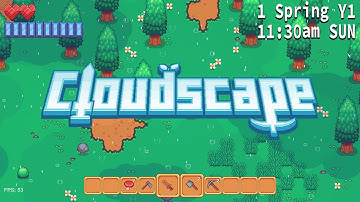 Cloudscape Solo Indie Game Dev Log #1 - Introduction and play through