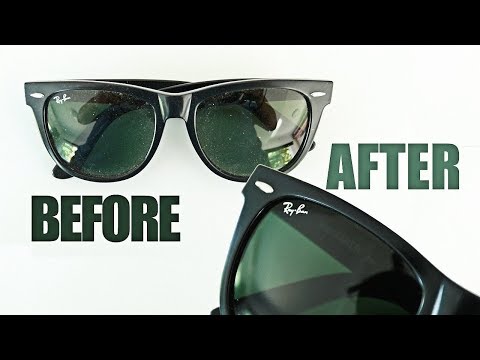 DIY 6 ขั้นตอนทำความสะอาดแว่นกันแดดให้เหมือนใหม่ Sunglasses Cleaning By Mr Gabpa