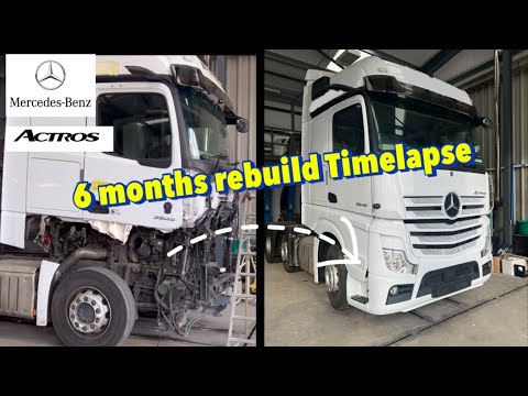 Mercedes Actros rebuild full Timelapse .