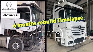 Mercedes Actros rebuild full Timelapse .