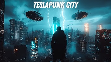 Teslapunk Metropolis: A Futuristic AI-Generated City (Sci-Fi Animation)