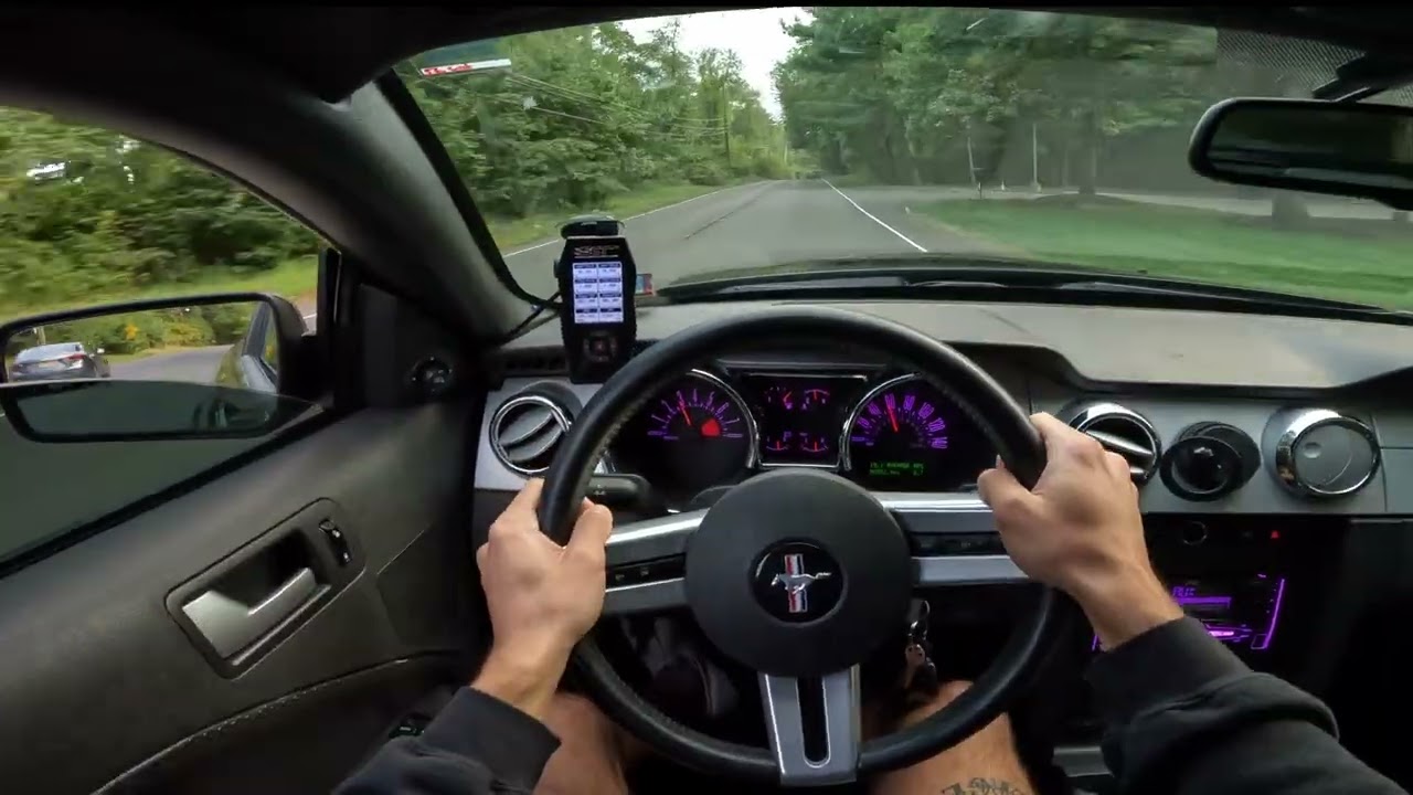 3V Mustang GT POV Drive | Cloudy Day Cruise | No Talking