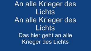 Silbermond - Krieger Des Lichts Lyrics