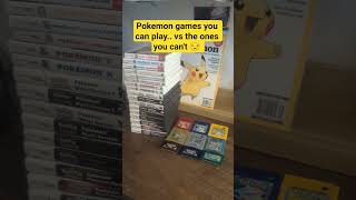 #pokemon games you can play vs. the ones you can't..