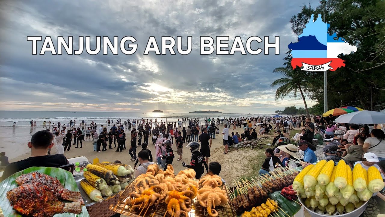 KOTA KINABALU SABAH FULLTOUR🛑TANJUNG ARU BEACH LATEST‼️