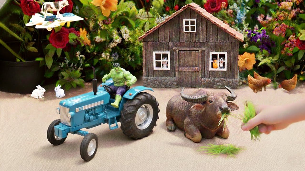 Wadidau ‼️ Detail Paling Realistis Sapi, Kerbau, Traktor 🐮 | Kualitas Koleksi Terbaik | Falak Toys